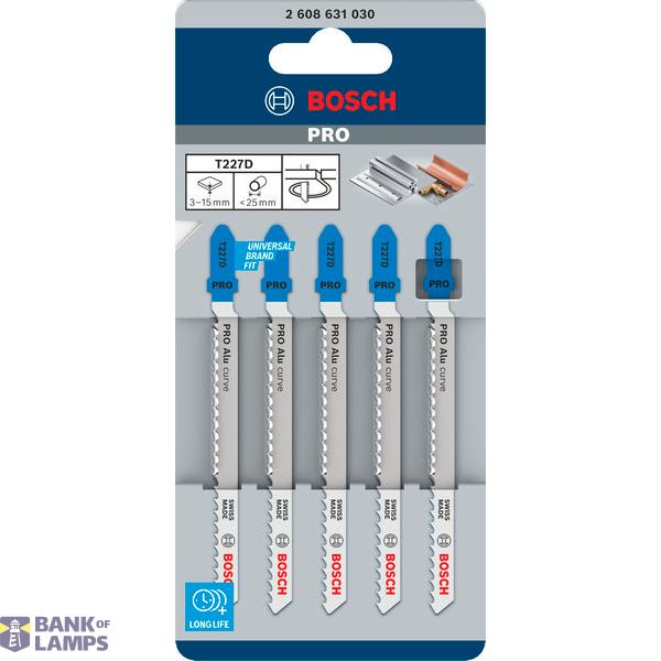 PRO Aluminium curve T227D Jigsaw Blade 5 pcs. image 2