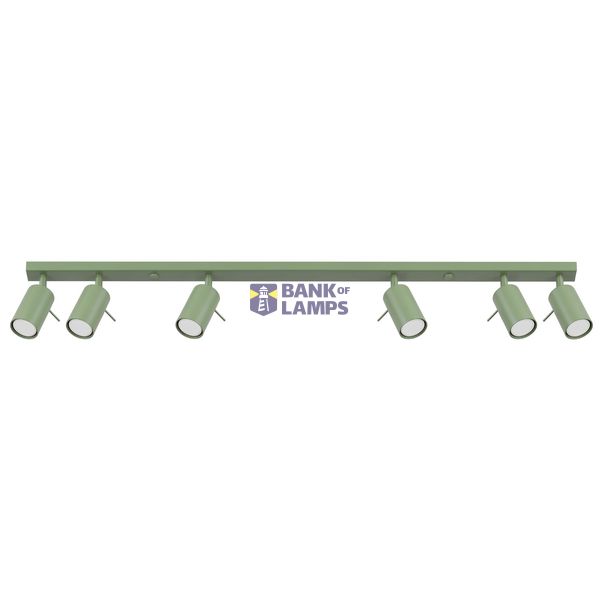 Ceiling lamp RING 6L sage image 2