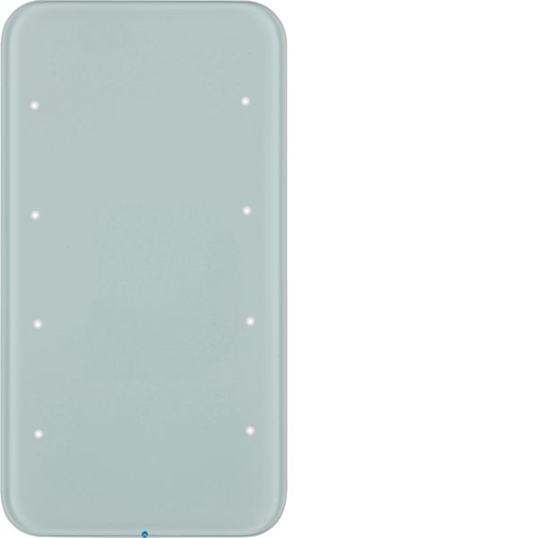 Touch sensor, 4-gang comf, intg bus coupling unit, KNX - R.1, glass p. image 1