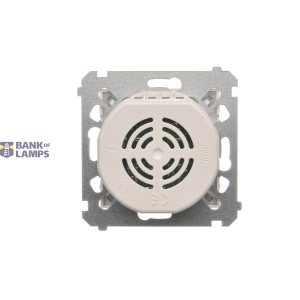 Two-way switch, (module), 10AX, quick connection, Silver matt, metalic image 1