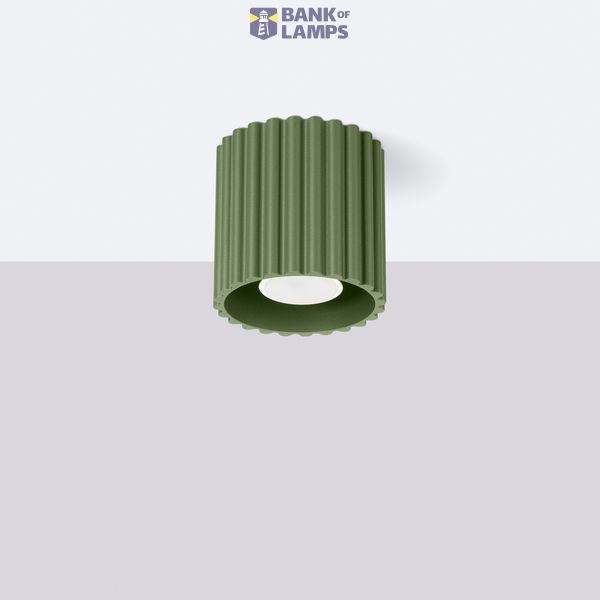 Ceiling lamp AURA 1 olive green GU10 image 9