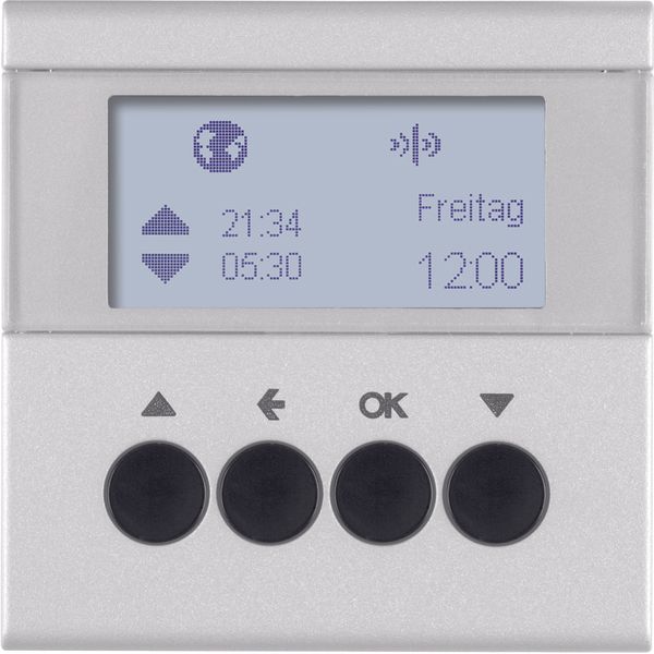 KNX radio blind time switch quicklink, display, S.1/B.7, al., matt, la image 1