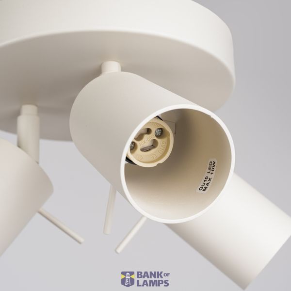 CEILING LAMP RING 3P BEIGE 3XGU10 image 10
