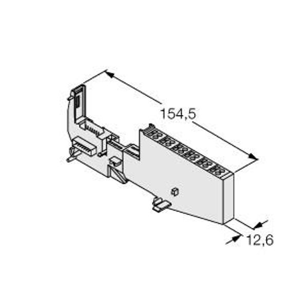 BL20 base module Screw connection   BL20-S6S-SBBSBB image 1