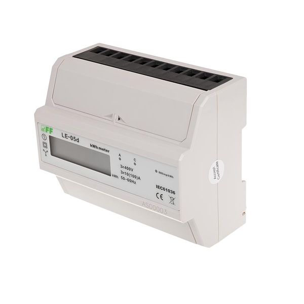 electricity meter - three-phase, measurement in the Arona LCD system, class 1, 3x230,400V, 3x10(100A) image 1