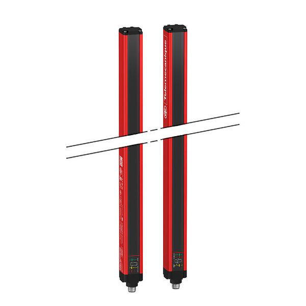 Safety light curtain type 4, Telemecanique Safety light curtains XUSL, XUSL Master for finger protection, Hp = 910 mm, R=14 mm image 1