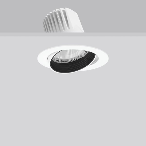 RONDOS maxi, 25 W, 2650 lm, 927, white, DALI Recessed projectors, D 17 image 1