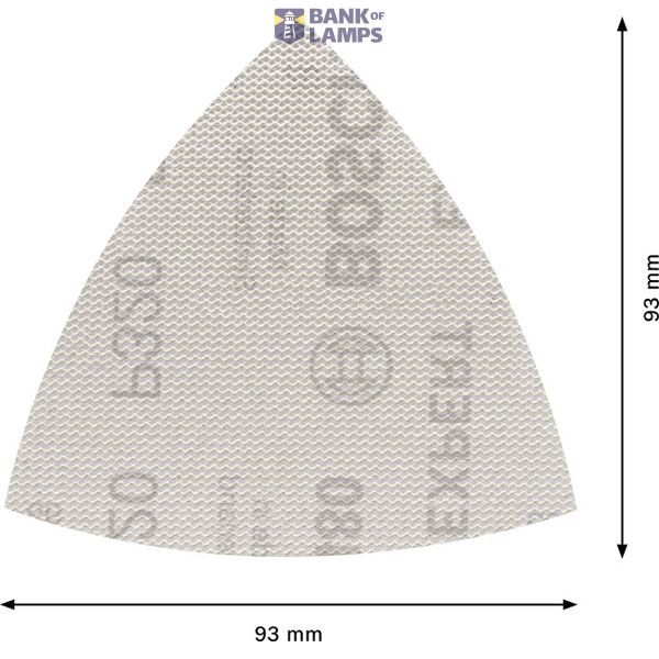 EXPERT M480 Sanding Net for Delta Sanders 93 mm, G 320, 5-pc image 2
