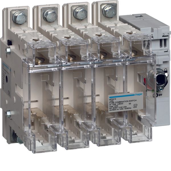 Fuse comb. switch 4P - 125 A /T00 image 1