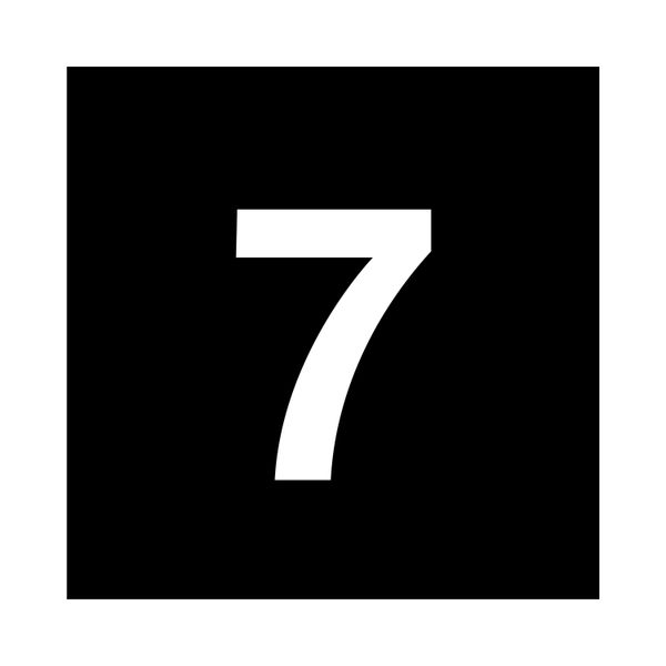 87TQ25 Button plate 25, black, 7 image 2