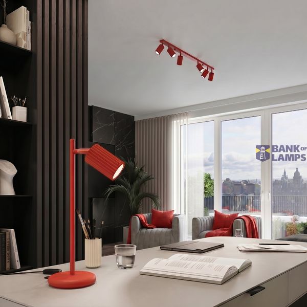 Pendant lamp KARBON 1 red image 7
