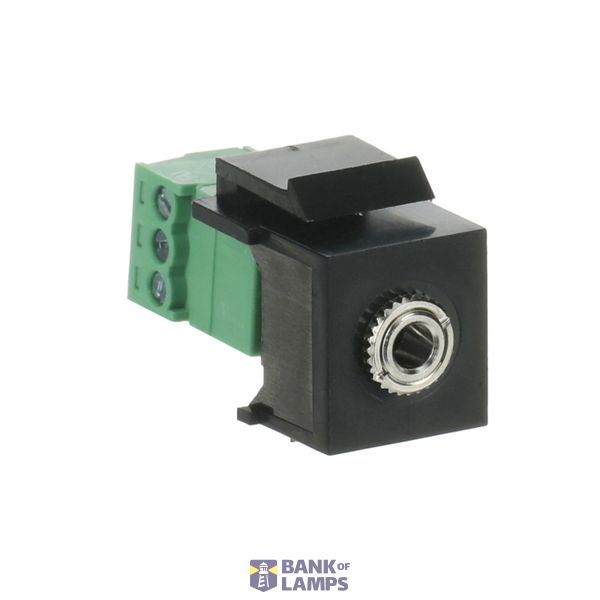 0229/43-500 Keystone module with 3.5mm Mini-Audio black image 2