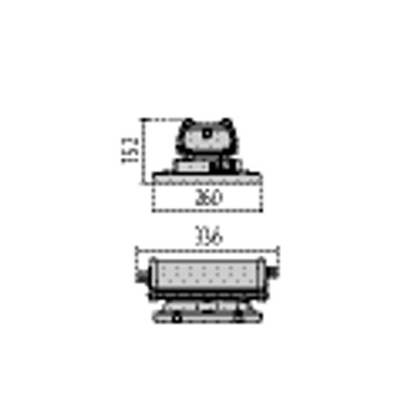 UNIQO 1M HLO 90 840 C/EW GR7035 DALI image 3