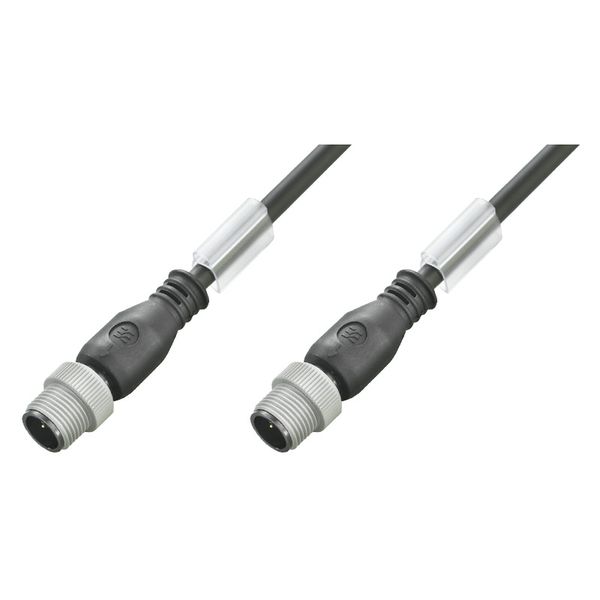 Sensor/actuator line, Connecting line, M12 / M12, Number of poles : 5, 5 m, Shielded: No, LED: No, Sheath material: PUR, Halogen: No image 1
