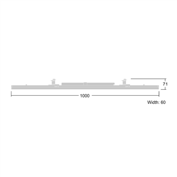 CONTUS 5200-830 L1000 WB HF WH - Continuous-row luminaire image 3