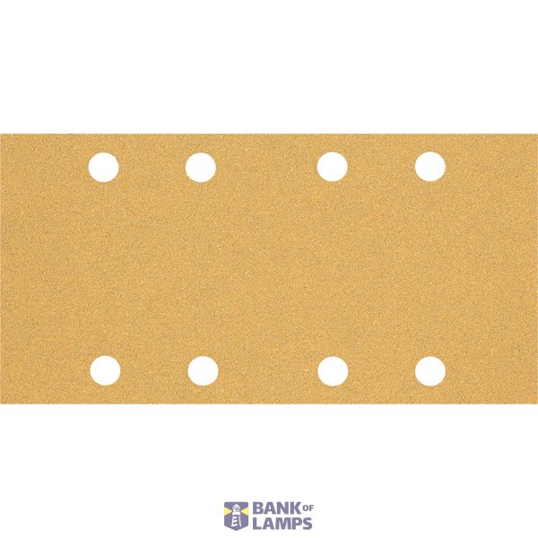 EXPERT C47 Sandpaper with 8 holes for Orbital Sanders 93 x 186 mm, G 6 5-pc image 1