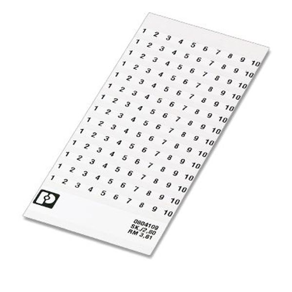 SK  3,81/2,8:FORTL.ZAHLEN 91-100 - Marker for terminal blocks image 1