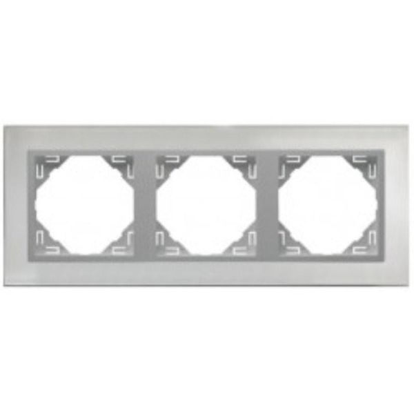 TRIPLE FRAME INOX/ALUMINIUM image 1