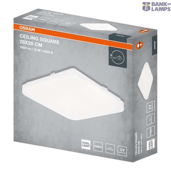 CEILING SQUARE 18W 840 IP20 OSRAM image 2