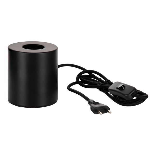 Table Lamp E27 Metal Black image 1