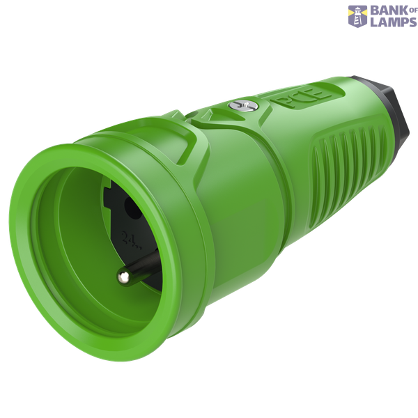 Portable socket GREEN 16A 3P IP20 image 2