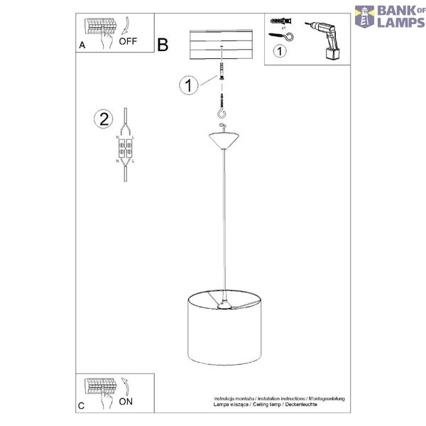 Pendant lamp NOVA  30 white image 8