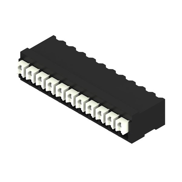 Printed circuit board terminals, 3.50 mm, Number of poles: 11, 90°, black, PUSH IN with actuator, Clamping range, max. : 1.5 mm², Tape image 4