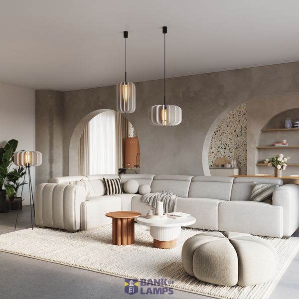 Pendant lamp MULA 27 beige image 6