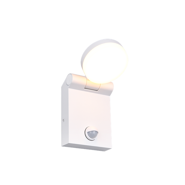 Adour LED wall lamp matt white motion sensor image 1
