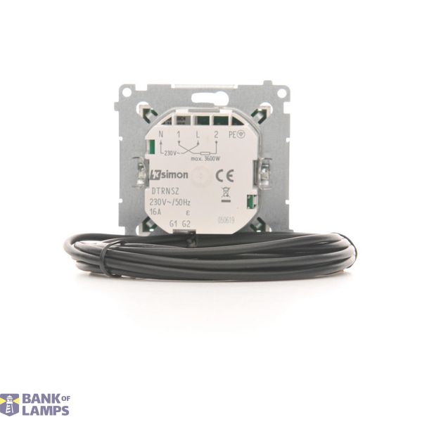 Electronic switch, 16A, white matt image 1