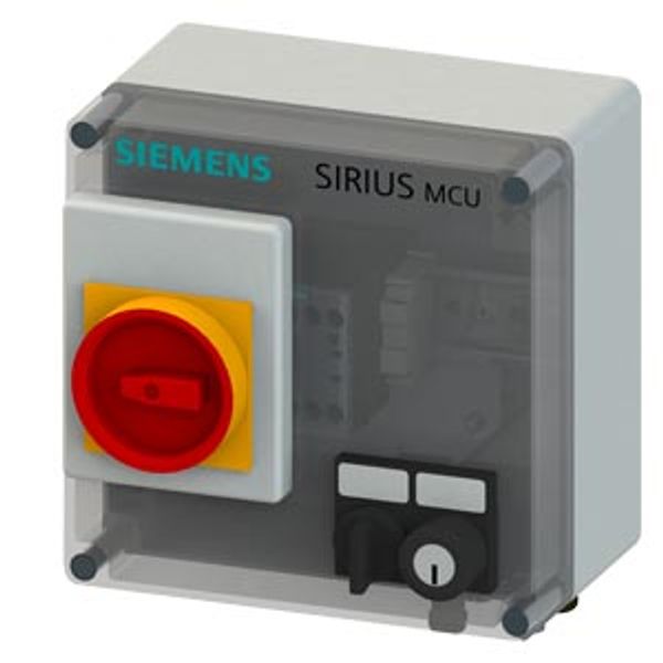 SIRIUS MCU motor starter Enclosure degree of protection IP55 plastic Communication without electromechanically switching Short-circuit image 1