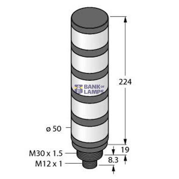 LED Signal Light Tower Light   TL50CYBWRYQ image 2
