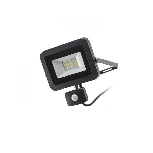 PONTA with sensor black 230V LED 30W 120° IP54 3000K image 1