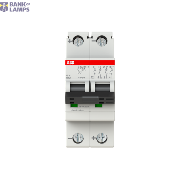 S202MTR-C10 DC Disj curva C, 10kA,10A,2P image 1