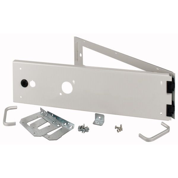 XMW0606CDV Opening metal front plate for XW drawer, ventilated IP31, H=150mm image 1