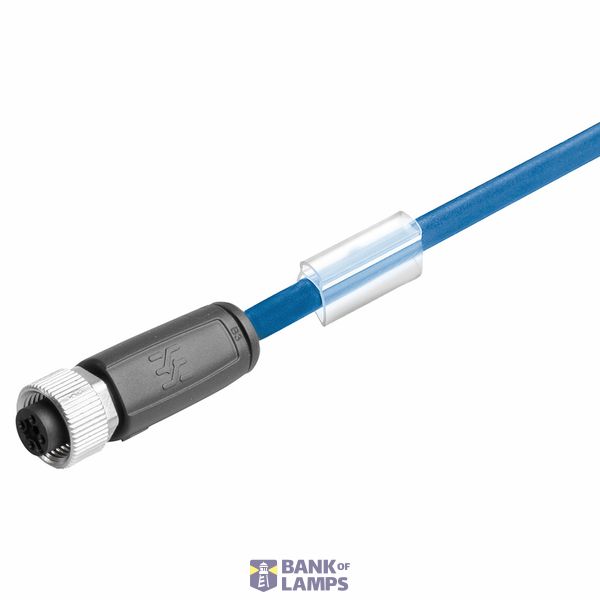 Sensor-actuator Cable, M12, Number of poles: 2, 1 m, Female socket, st image 1