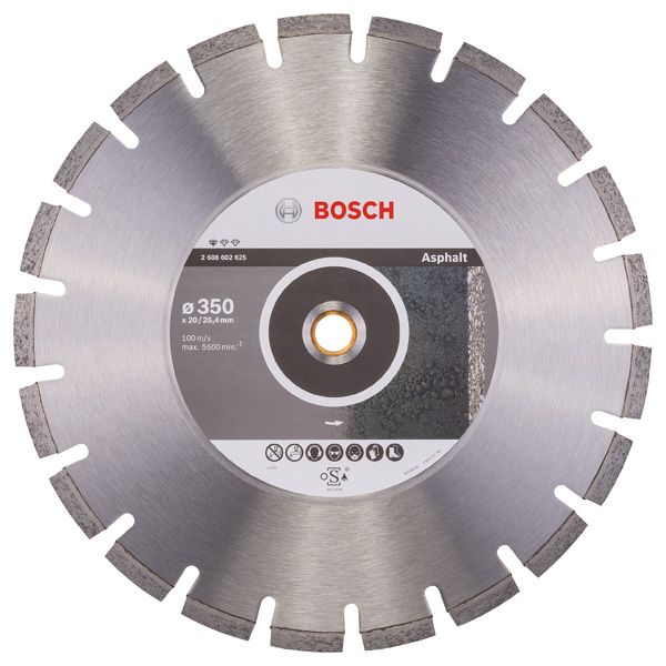 Standard for Asphalt diamond cutting disc 350 x 20/25,40 x 3,2 x 10 mm image 2