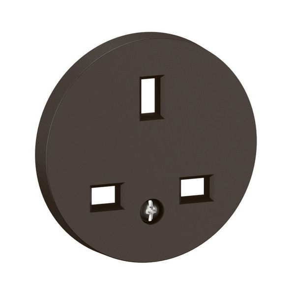 2P+E 13A BS STANDARD SOCKET BLACK image 2