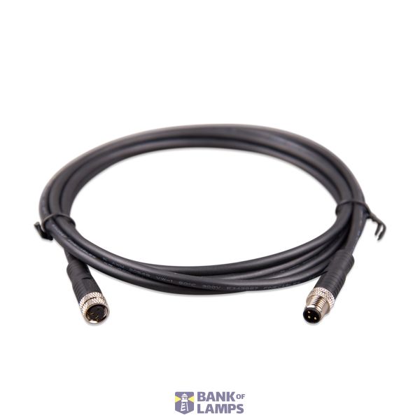 Victron Energy Data cables and interface M8 conect. Male/Female 3 pole cable 2m 2pcs. image 1