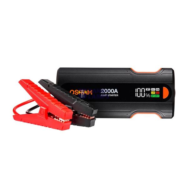 BATTERY jumpstart 2000A / 16000mAh / 12V / Petrol 8L, Diesel 4L / Boost-Function image 1