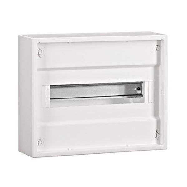 Wall-mounting distribution board, 1-row - 12MW, without door image 1