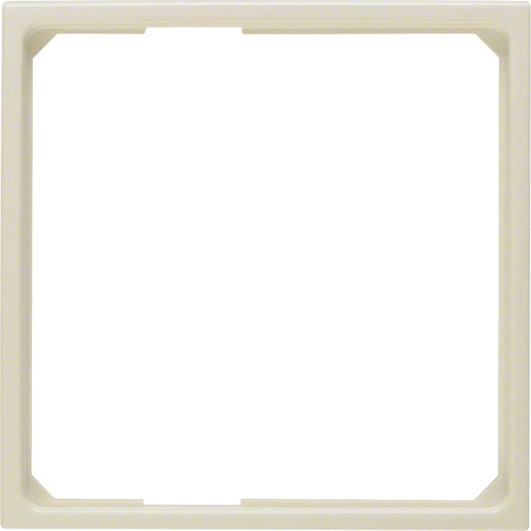 Adapter ring for centre plate 50 x 50 mm, S.1, white glossy image 1