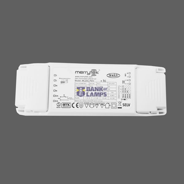 Driver for Segon Basic 20W, Dali dimmable, flicker-free image 1