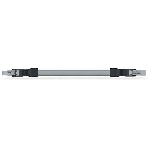 pre-assembled interconnecting cable Eca Socket/plug gray image 1