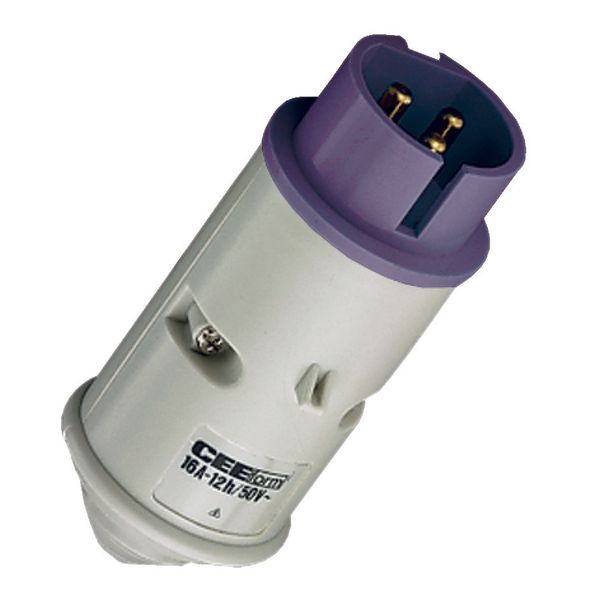 Mennekes Plug, 16A3p0h, low voltage, IP44 636A image 1