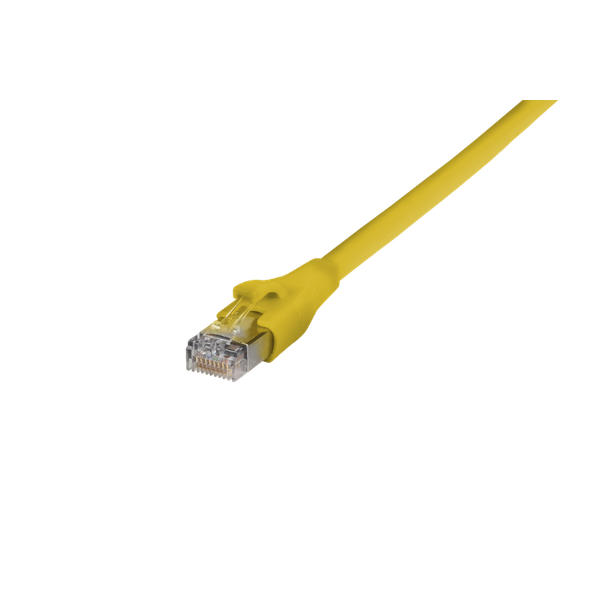 Patch cord Cat.6A AWG 27, 10.0 m yellow, cULus image 3