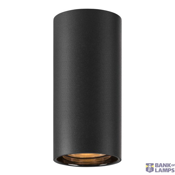 ASTO TUBE, ceiling-mounted light, cylindrical, GU10, 1x max. 10 W, black image 1