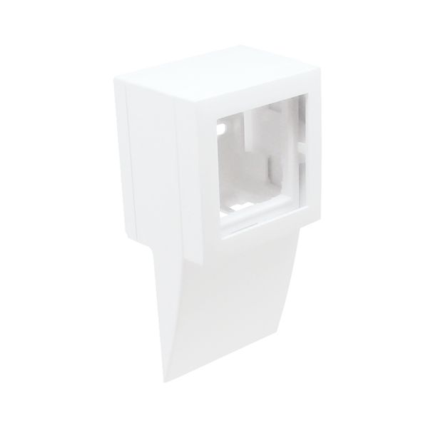 Q45 LATERAL ADAPTER F/60X16 TRUNKING WHITE image 1