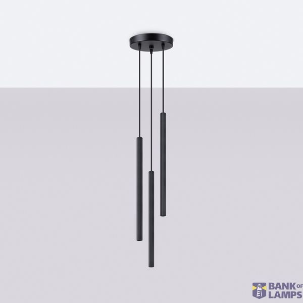 Pendant lamp ARCHE 3P black image 9