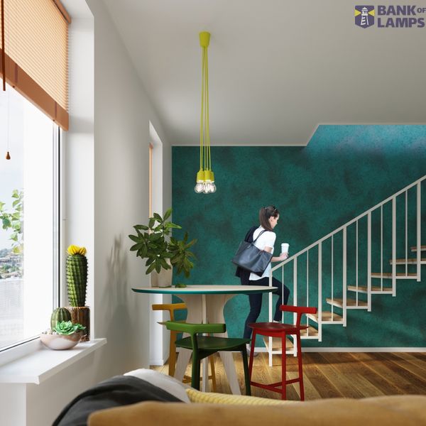 SOLLUX - pendant lamp DIEGO 3 yellow SL.0579 image 6